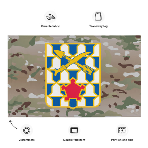 U.S. Army 16th Infantry Regiment Multicam Flag Tactically Acquired   