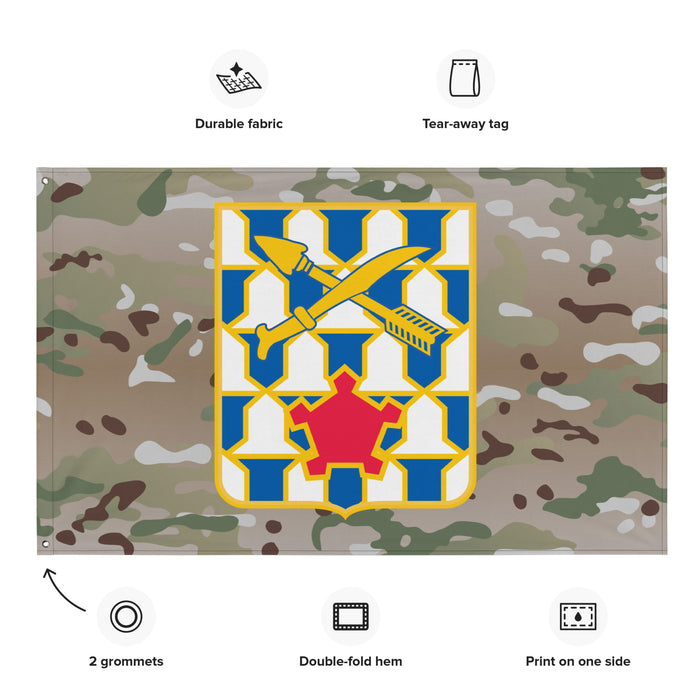 U.S. Army 16th Infantry Regiment Multicam Flag Tactically Acquired   
