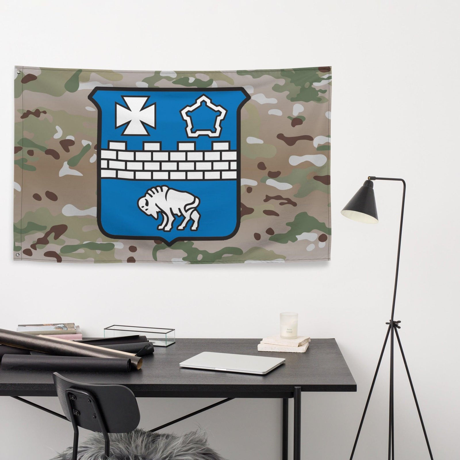 U.S. Army 17th Infantry Regiment Multicam Flag Tactically Acquired   