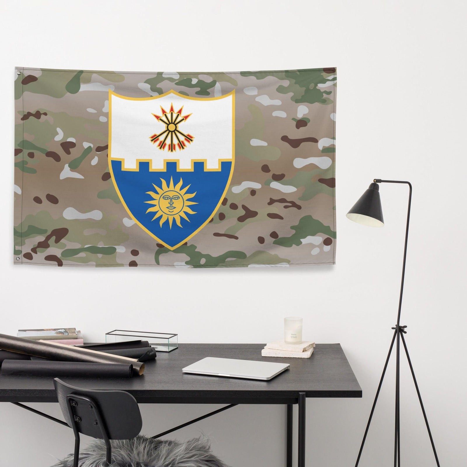 U.S. Army 22nd Infantry Regiment Multicam Flag Tactically Acquired   