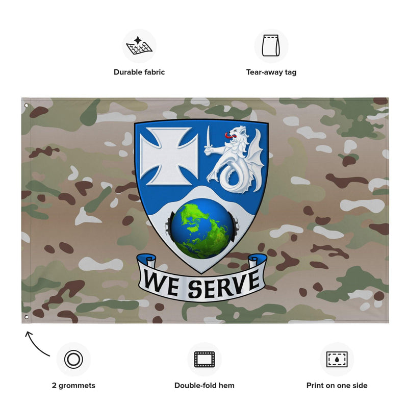U.S. Army 23rd Infantry Regiment Multicam Flag