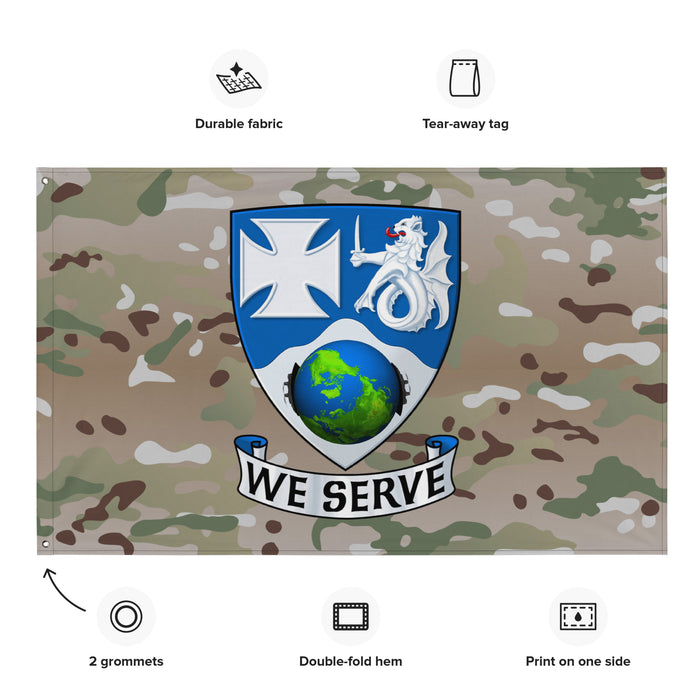 U.S. Army 23rd Infantry Regiment Multicam Flag Tactically Acquired   
