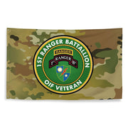 1st Ranger Battalion OIF Veteran Multicam Flag Tactically Acquired   