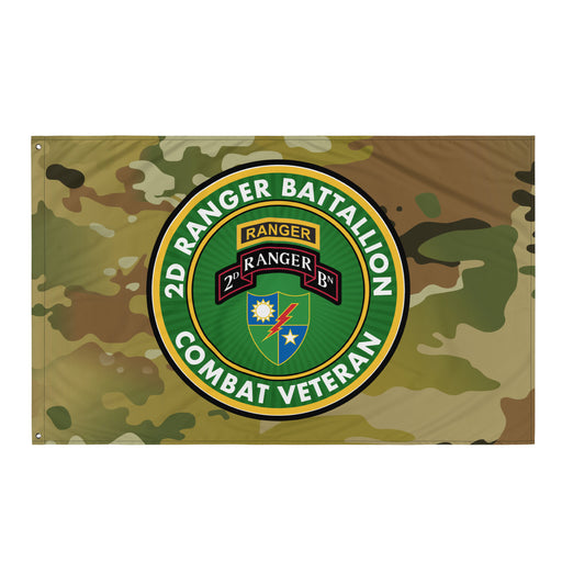 2d Ranger Battalion Combat Veteran Multicam Flag Tactically Acquired Default Title  