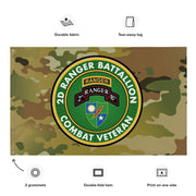 2d Ranger Battalion Combat Veteran Multicam Flag Tactically Acquired   
