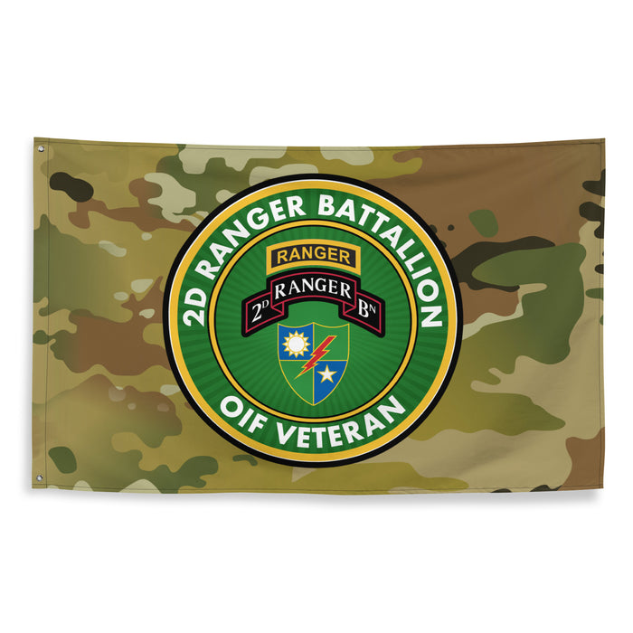 2d Ranger Battalion OIF Veteran Multicam Flag Tactically Acquired   