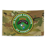 3d Ranger Battalion OIF Veteran Multicam Flag Tactically Acquired   