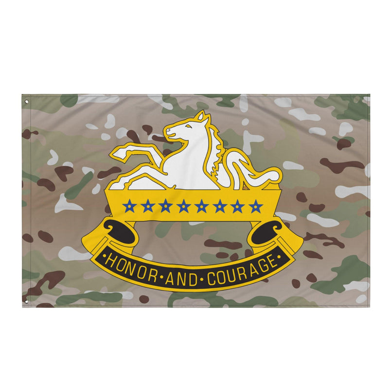 U.S. Army 8th Cavalry Regiment Multicam Flag