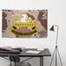 8th Cavalry Regiment Chocolate-Chip Camo Flag Tactically Acquired   