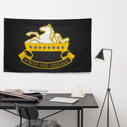 8th Cavalry Regiment Emblem Black Flag Tactically Acquired   
