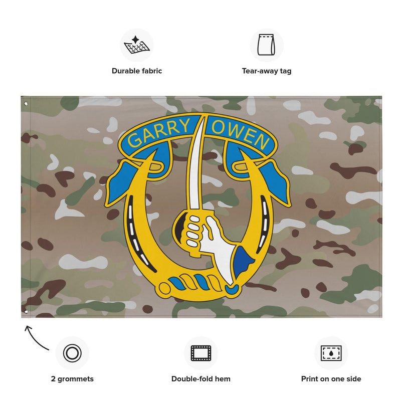 7th Cavalry Regiment Multicam Flag