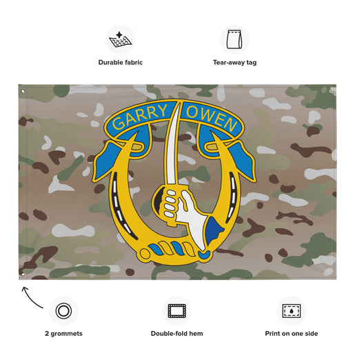 7th Cavalry Regiment Multicam Flag Tactically Acquired   