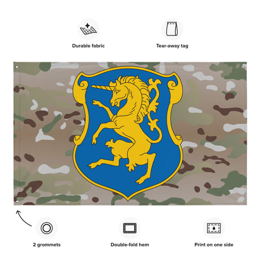 6th Cavalry Regiment Multicam Flag Tactically Acquired   