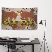 U.S. Army 10th Cavalry Regiment Chocolate-Chip Camo Flag Tactically Acquired   