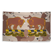 U.S. Army 10th Cavalry Regiment Chocolate-Chip Camo Flag Tactically Acquired   