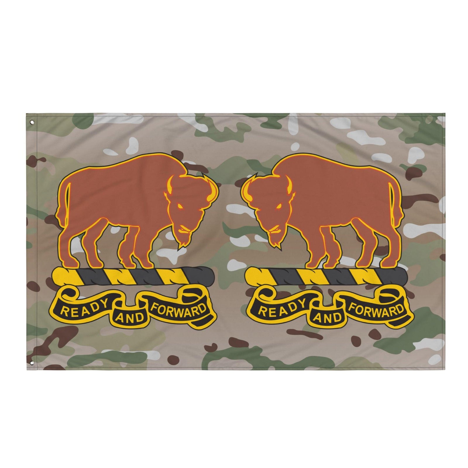 U.S. Army 10th Cavalry Regiment Multicam Wall Flag Tactically Acquired Default Title  