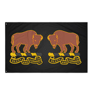 U.S. Army 10th Cavalry Regiment Black Wall Flag Tactically Acquired Default Title  