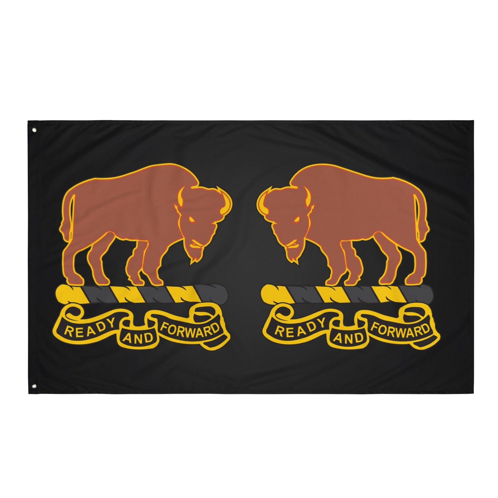 U.S. Army 10th Cavalry Regiment Black Wall Flag Tactically Acquired Default Title  