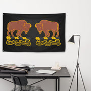 U.S. Army 10th Cavalry Regiment Black Wall Flag Tactically Acquired   