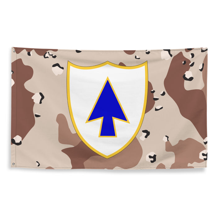 U.S. Army 26th Infantry Regiment Chocolate-Chip Camo Flag Tactically Acquired   