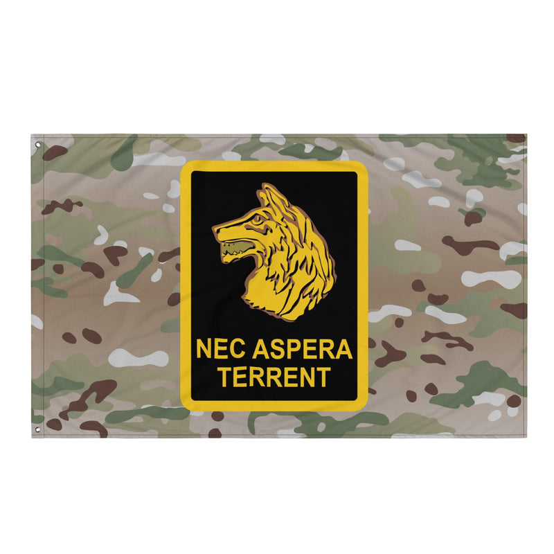 U.S. Army 27th Infantry Regiment 'Wolfhounds' Multicam Flag