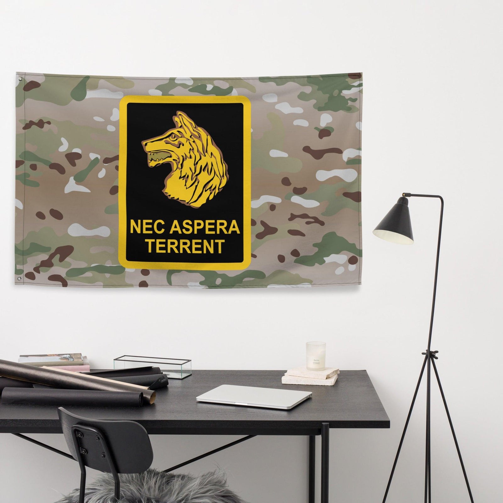 U.S. Army 27th Infantry Regiment 'Wolfhounds' Multicam Flag Tactically Acquired   
