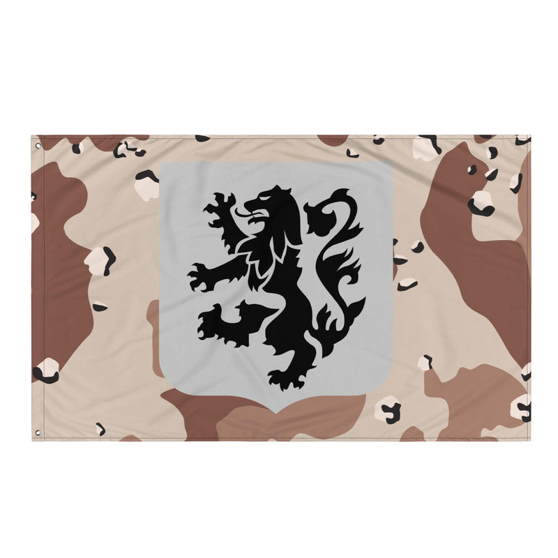 U.S. Army 28th Infantry Regiment Chocolate-Chip Camo Flag