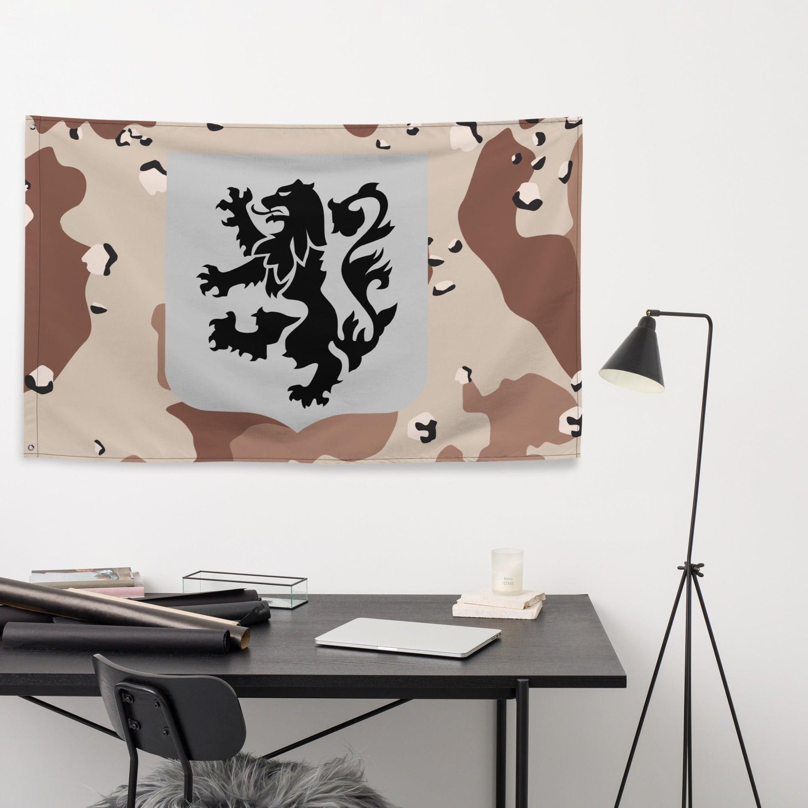 U.S. Army 28th Infantry Regiment Chocolate-Chip Camo Flag Tactically Acquired   