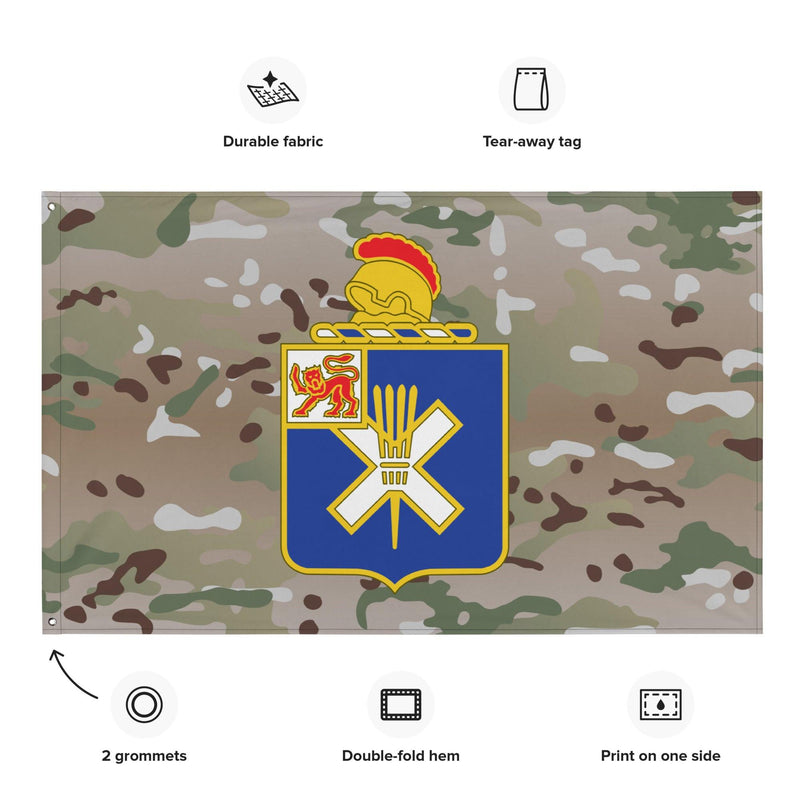 U.S. Army 32nd Infantry Regiment Multicam Flag