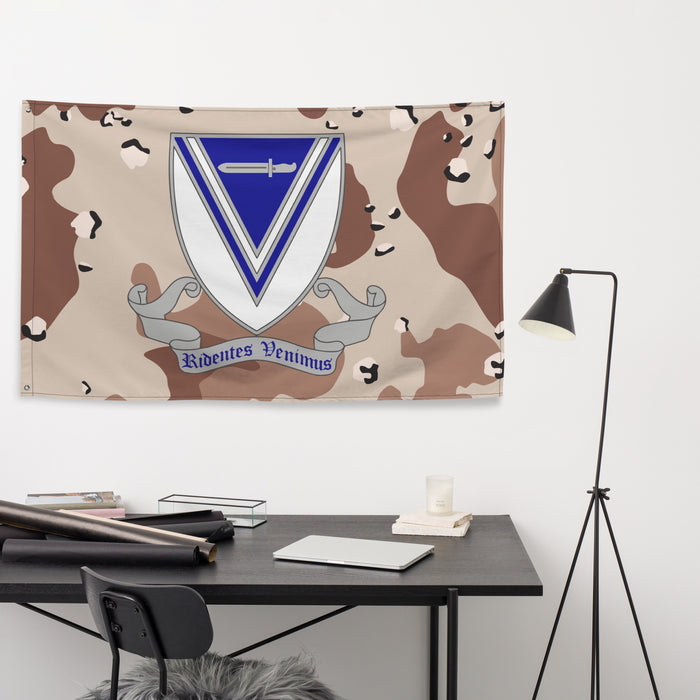 U.S. Army 33rd Infantry Regiment Chocolate-Chip Camo Flag Tactically Acquired   