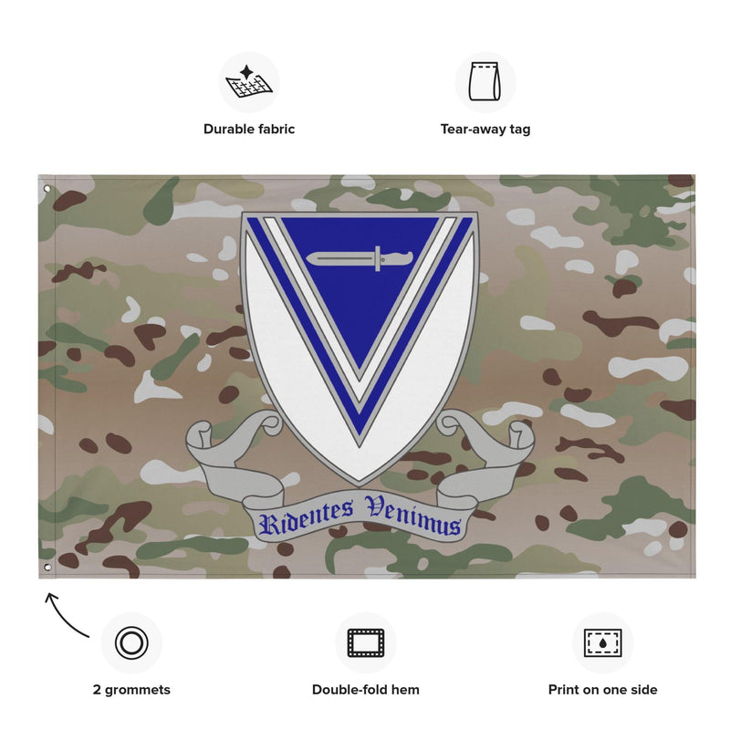 U.S. Army 33rd Infantry Regiment Multicam Flag