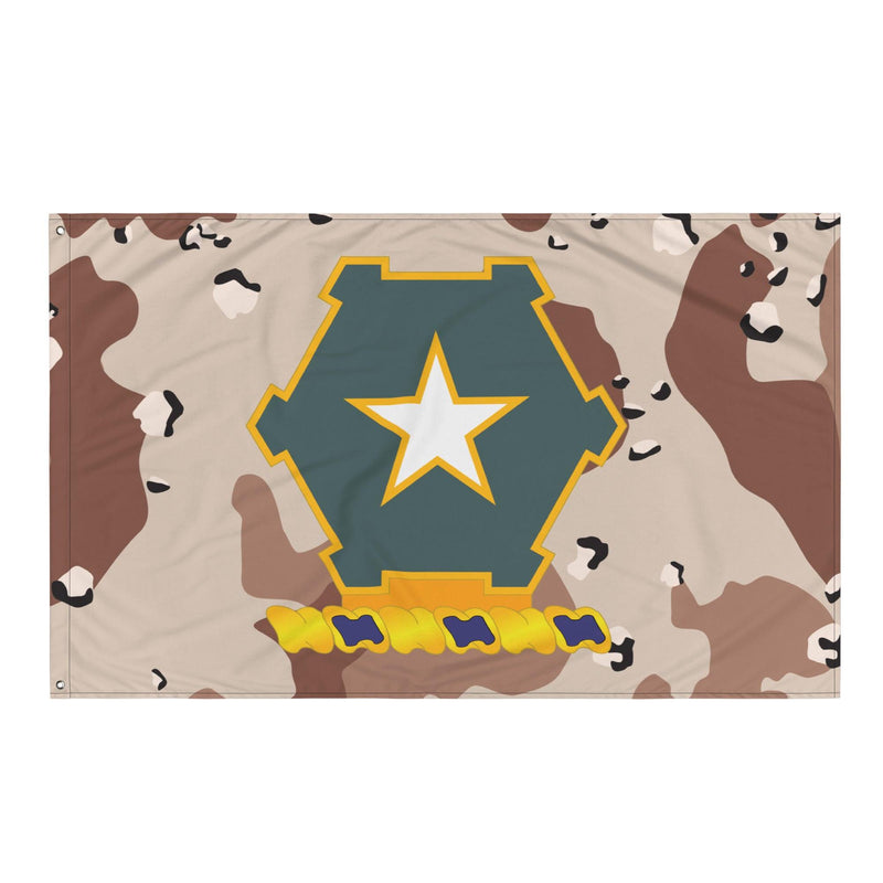U.S. Army 36th Infantry Regiment Chocolate-Chip Camo Flag