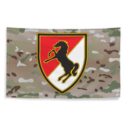 11th Armored Cavalry Regiment (11th ACR) Multicam Flag Tactically Acquired   