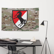 U.S. Army 11th ACR SSI Emblem Multicam Flag Tactically Acquired   