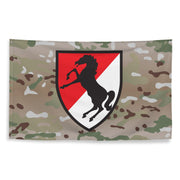 U.S. Army 11th ACR SSI Emblem Multicam Flag Tactically Acquired   