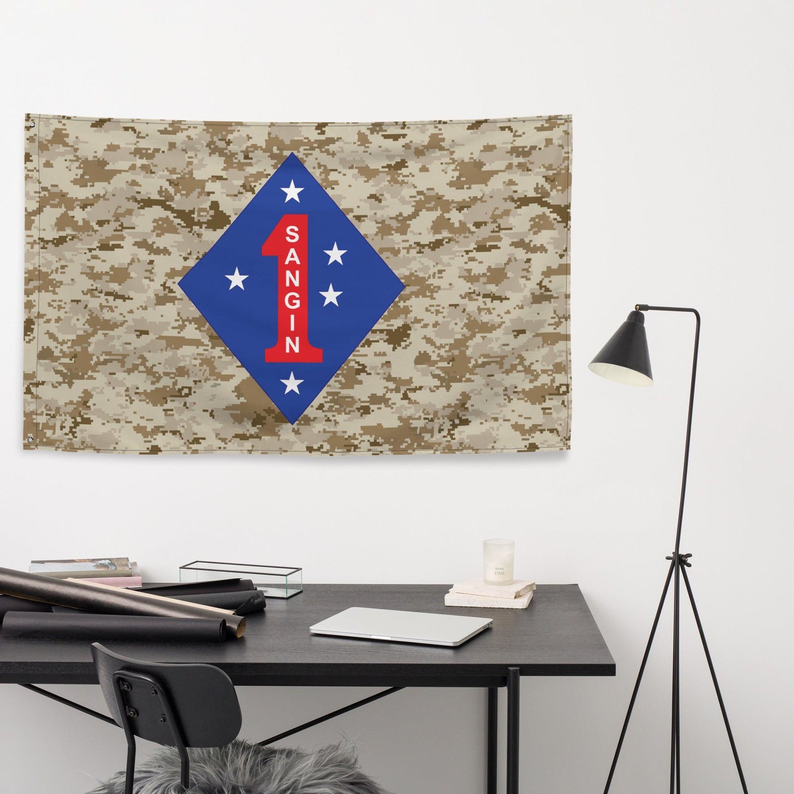 1st Marine Division Battle of Sangin MARPAT OEF Flag Tactically Acquired   