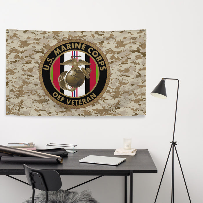 U.S. Marine Corps Operation Enduring Freedom OEF Veteran MARPAT Flag Tactically Acquired   