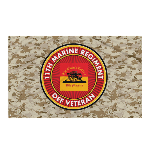 11th Marine Regiment Enduring Freedom OEF Veteran MARPAT Flag Tactically Acquired Default Title  