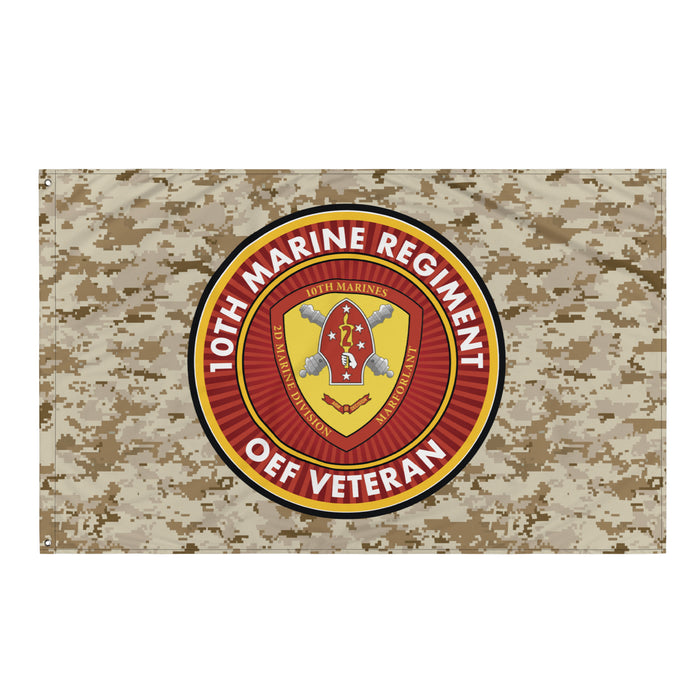 10th Marine Regiment Enduring Freedom OEF Veteran MARPAT Flag Tactically Acquired Default Title  