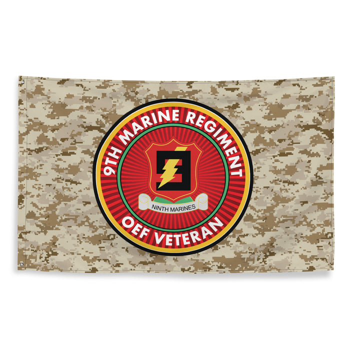 9th Marine Regiment Enduring Freedom OEF Veteran MARPAT Flag Tactically Acquired   