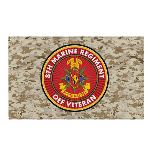 8th Marine Regiment Enduring Freedom OEF Veteran MARPAT Flag Tactically Acquired Default Title  