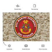 8th Marine Regiment Enduring Freedom OEF Veteran MARPAT Flag Tactically Acquired   