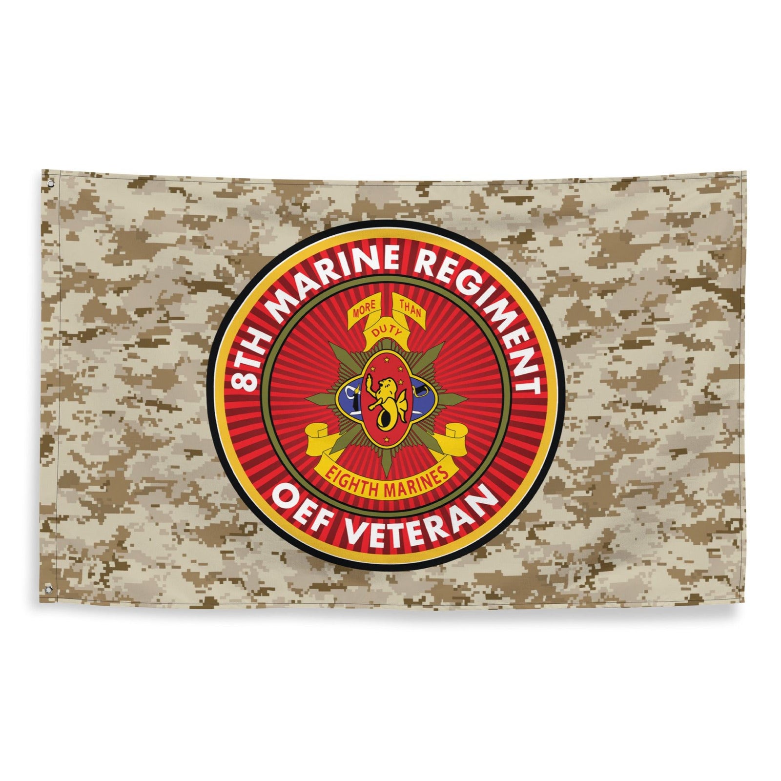 8th Marine Regiment Enduring Freedom OEF Veteran MARPAT Flag Tactically Acquired   