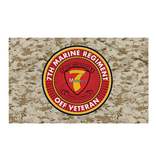 7th Marine Regiment Enduring Freedom OEF Veteran MARPAT Flag Tactically Acquired Default Title  