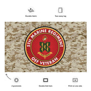 5th Marine Regiment Enduring Freedom OEF Veteran MARPAT Flag Tactically Acquired   