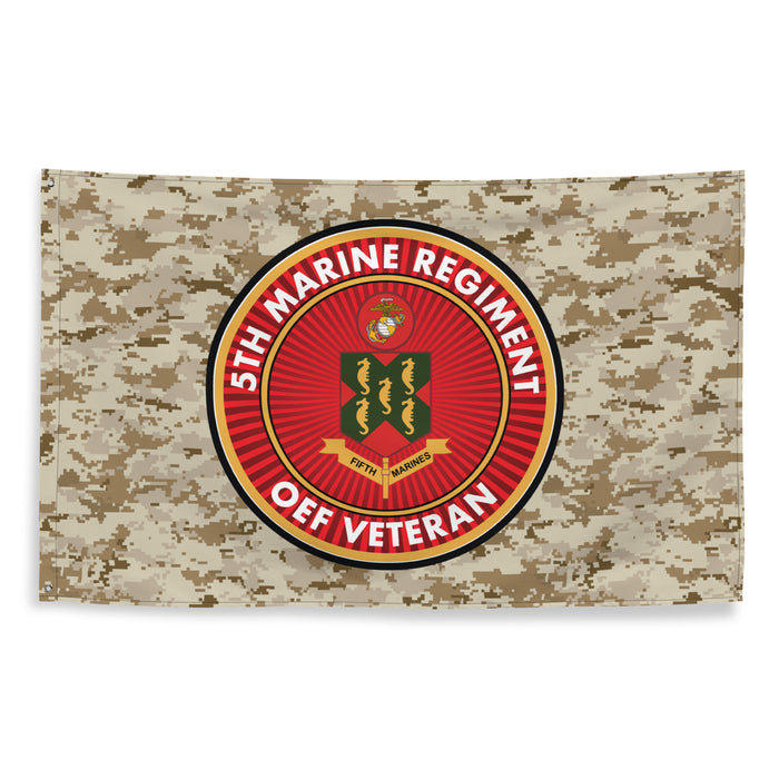 5th Marine Regiment Enduring Freedom OEF Veteran MARPAT Flag Tactically Acquired   