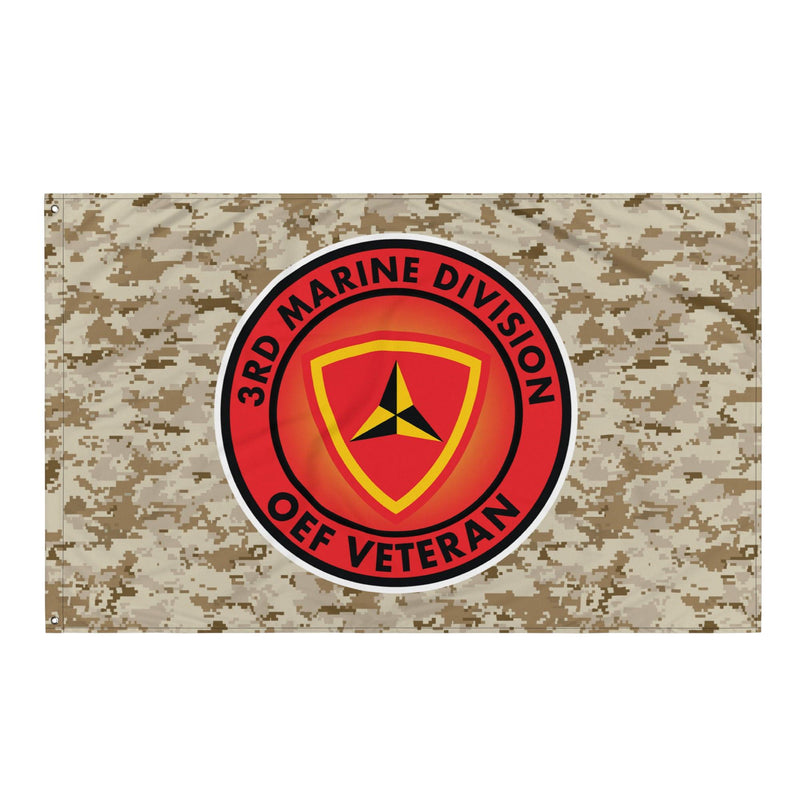 3rd Marine Division Enduring Freedom OEF Veteran MARPAT Flag