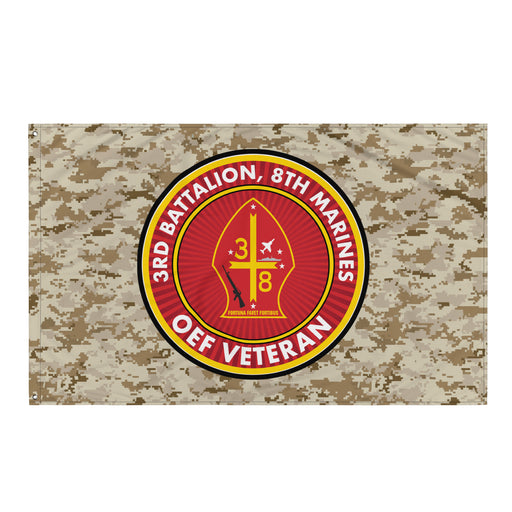 3/8 Marines Operation Enduring Freedom OEF Veteran MARPAT Flag Tactically Acquired Default Title  