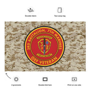 3/7 Marines Operation Enduring Freedom OEF Veteran MARPAT Flag Tactically Acquired   