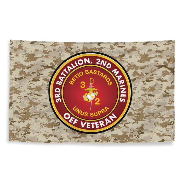 3/2 Marines Operation Enduring Freedom OEF Veteran MARPAT Flag Tactically Acquired   